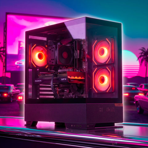 RADEON RX 9060 XT 16GB | RYZEN 5800X | 32GB DDR4 | 1TB NVME | WIN 11 PRO