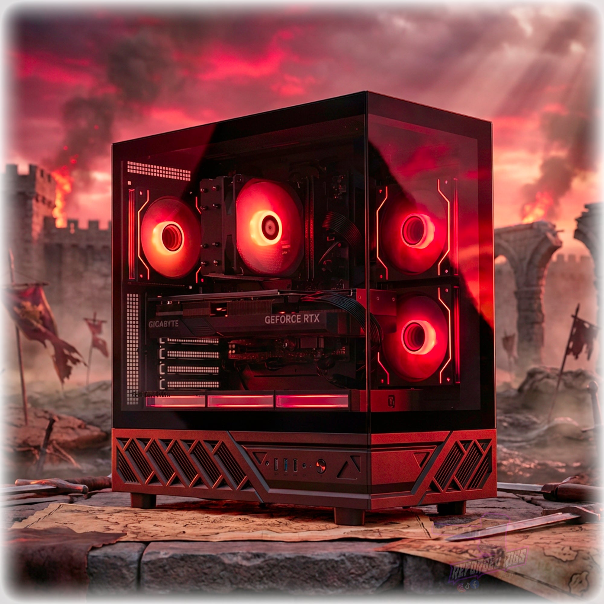 【ChicoPC】Ryzen7 7700 RTX4070ti super Компьютер 1stPlayer Ryzen 7 7700 / RTX 4070 Ti Super 16ГБ / 64ГБ