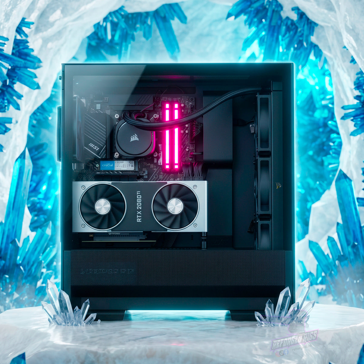 RTX 2080 TI 11GB | I5 14400F | 16GB DDR5 | 500GB NVME | WIN 11 PRO