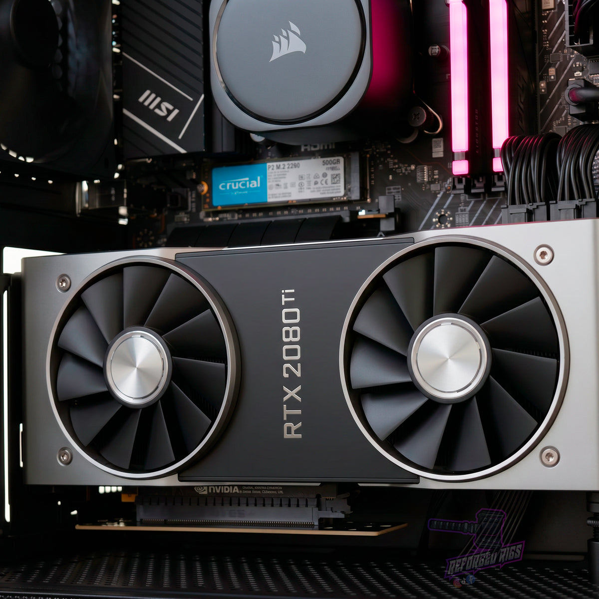 RTX 2080 TI 11GB | I5 14400F | 16GB DDR5 | 500GB NVME | WIN 11 PRO