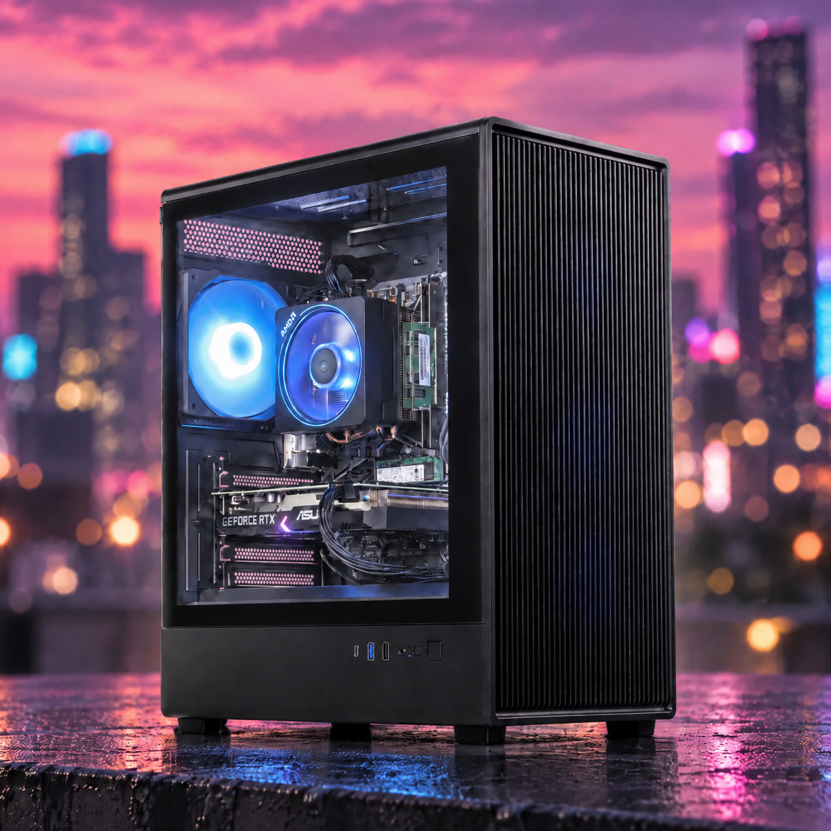 RTX 3060 12GB | RYZEN 5500 | 16GB DDR4 | 512GB NVME | WIN 11 PRO gaming PC