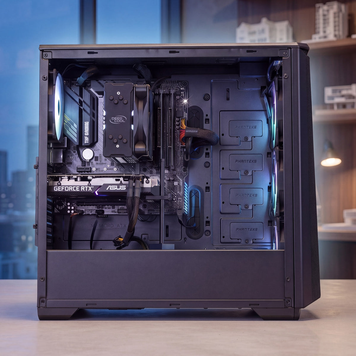 RTX 3060 TI 8GB | RYZEN 5500 | 16GB DDR4 | 480GB SSD | WIN 11 PRO gaming PC