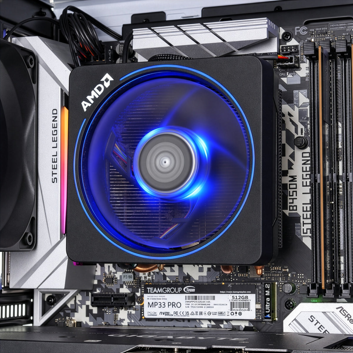 RTX 3060 12GB | RYZEN 3700X | 16GB DDR4 | 512GB NVME | WIN 11 PRO gaming PC