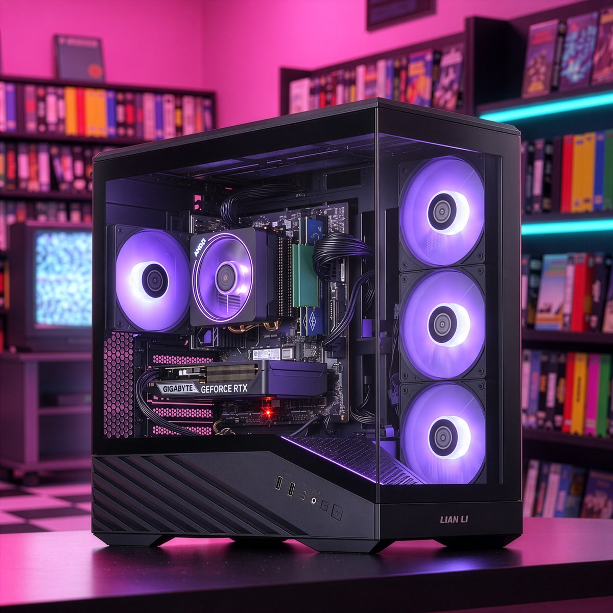RTX 5060 8GB | RYZEN 7400F | 16GB DDR5 | 500GB NVME | WIN 11 PRO gaming PC