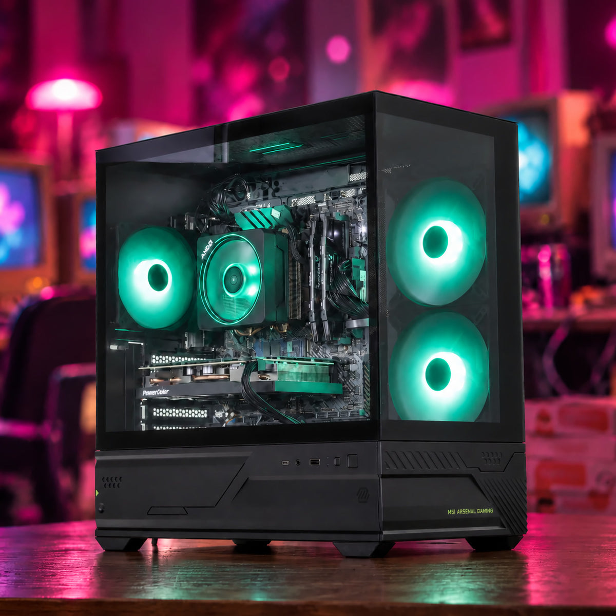 RX 7600 XT 16GB | RYZEN 5500X3D | 32GB DDR4 | 1TB NVME | WIN 11 PRO gaming PC