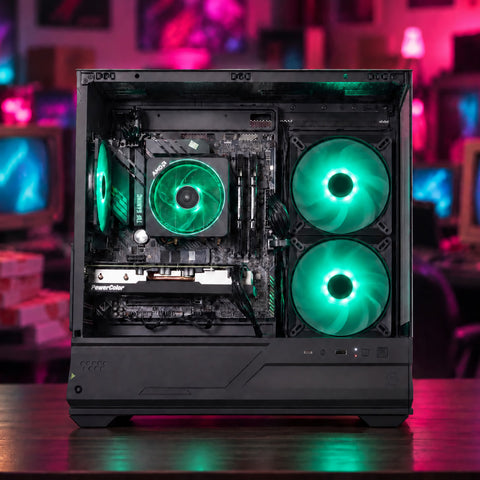 RX 7600 XT 16GB | RYZEN 5500X3D | 32GB DDR4 | 1TB NVME | WIN 11 PRO gaming PC