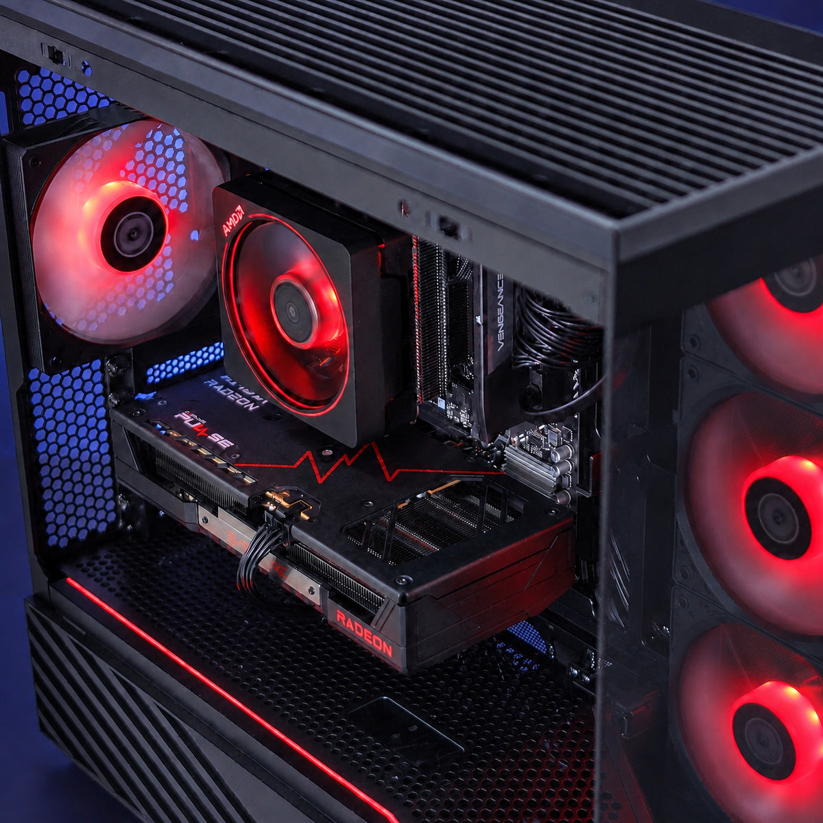 RX 9060 XT 16GB | RYZEN 9600X | 32GB DDR5 | 1TB NVME | WIN 11 PRO gaming PC